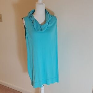 Express Aqua Sleeveless Top